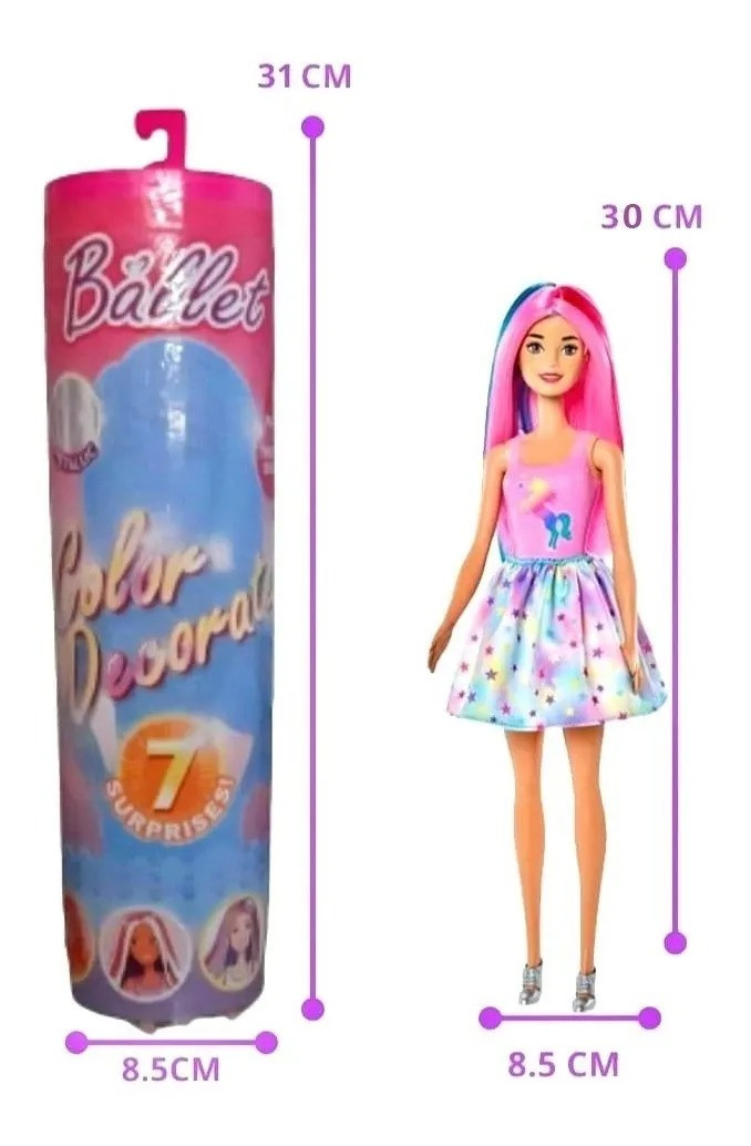 Muñeca Barbie Color Reveal Sorpresa con